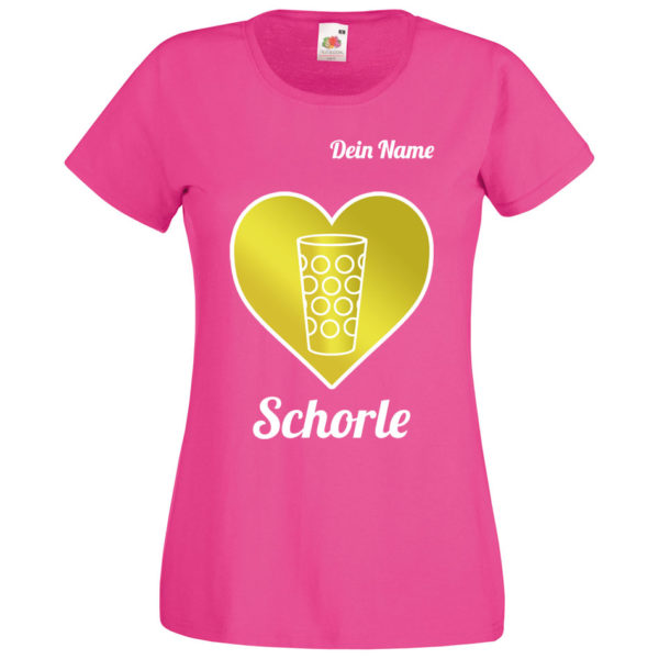 PFALZFANS Pfälzer Schorle-Weinfest-T-Shirt SCHORLE