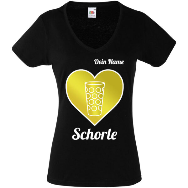 PFALZFANS Pfälzer Schorle-Weinfest-T-Shirt SCHORLE