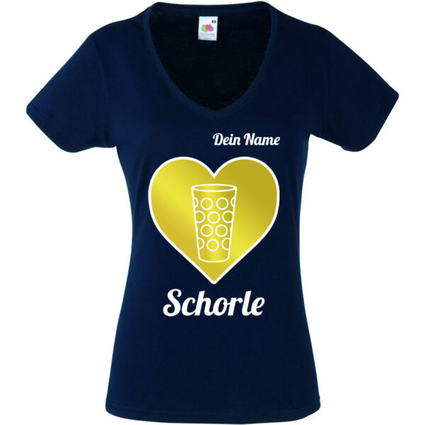 PFALZFANS Pfälzer Schorle-Weinfest-T-Shirt SCHORLE