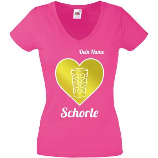 PFALZFANS Pfälzer Schorle-Weinfest-T-Shirt SCHORLE