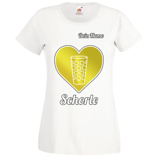 PFALZFANS Pfälzer Schorle-Weinfest-T-Shirt SCHORLE