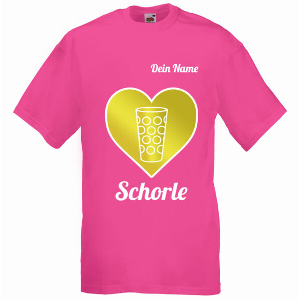 PFALZFANS Pfälzer Schorle-Weinfest-T-Shirt SCHORLE