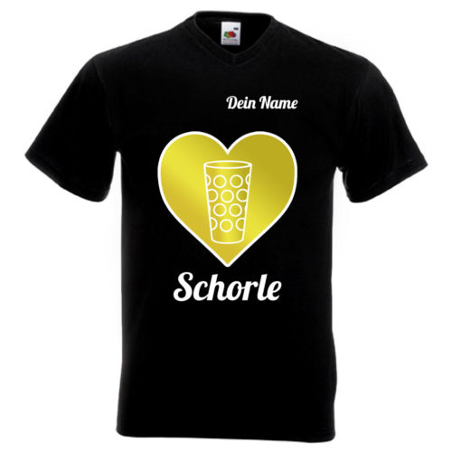 PFALZFANS Pfälzer Schorle-Weinfest-T-Shirt SCHORLE