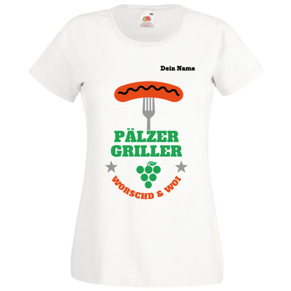 PFALZFANS Pfälzer Schorle-Weinfest-T-Shirt Pälzer Griller Worschd unn Woi Grill