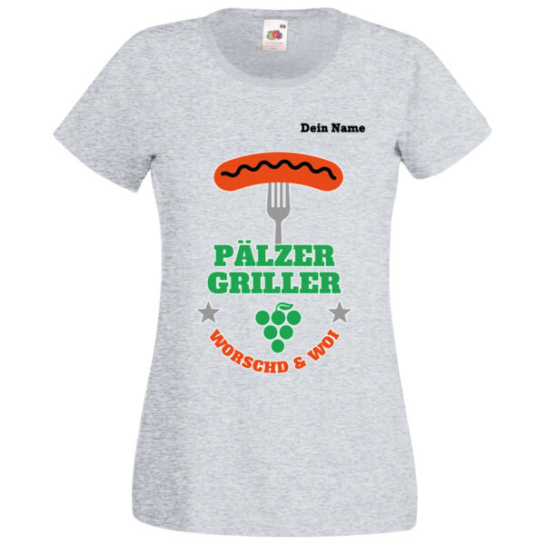 PFALZFANS Pfälzer Schorle-Weinfest-T-Shirt Pälzer Griller Worschd unn Woi Grill