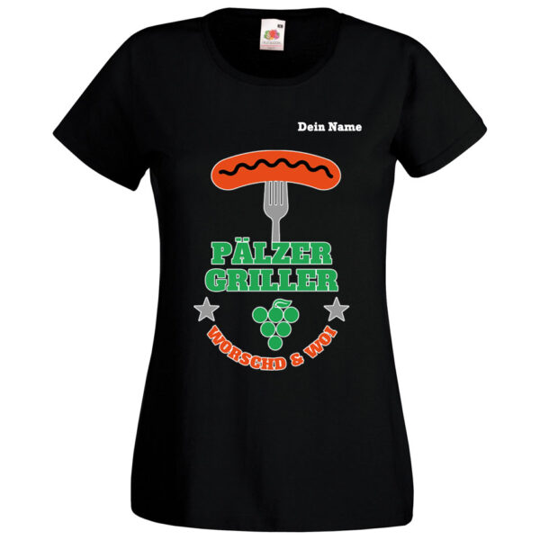 PFALZFANS Pfälzer Schorle-Weinfest-T-Shirt Pälzer Griller Worschd unn Woi Grill