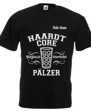 PFALZFANS Pfälzer Schorle-Weinfest-T-Shirt HAARDTCORE PÄLZER