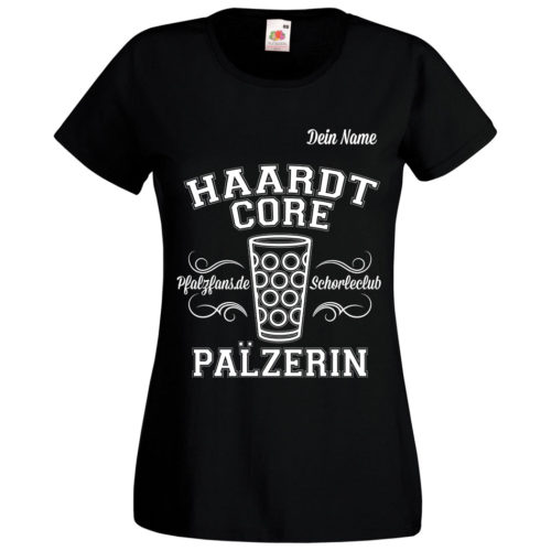 PFALZFANS Pfälzer Schorle-Weinfest-T-Shirt HAARDTCORE PÄLZER