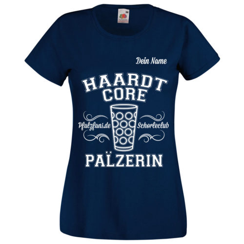 PFALZFANS Pfälzer Schorle-Weinfest-T-Shirt HAARDTCORE PÄLZER