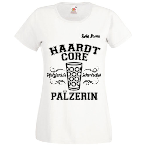 PFALZFANS Pfälzer Schorle-Weinfest-T-Shirt HAARDTCORE PÄLZER