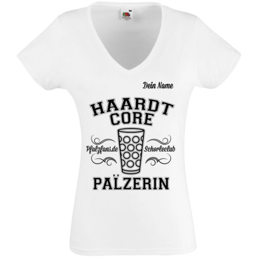 PFALZFANS Pfälzer Schorle-Weinfest-T-Shirt HAARDTCORE PÄLZER