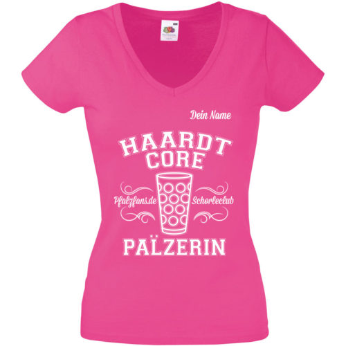 PFALZFANS Pfälzer Schorle-Weinfest-T-Shirt HAARDTCORE PÄLZER