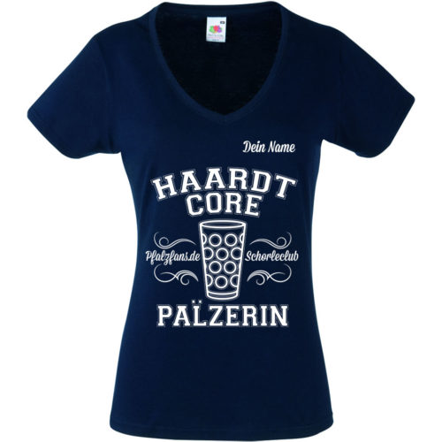 PFALZFANS Pfälzer Schorle-Weinfest-T-Shirt HAARDTCORE PÄLZER