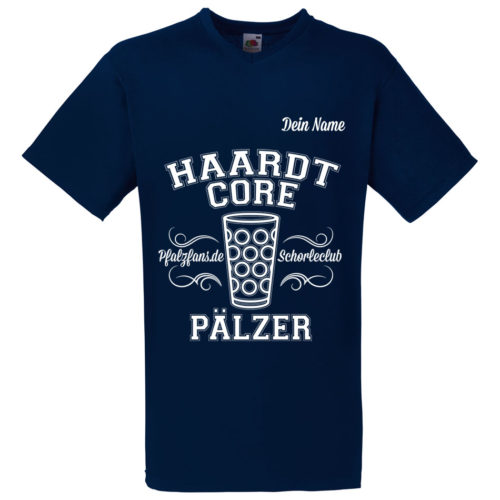 PFALZFANS Pfälzer Schorle-Weinfest-T-Shirt HAARDTCORE PÄLZER