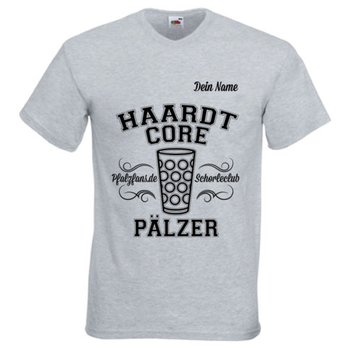 PFALZFANS Pfälzer Schorle-Weinfest-T-Shirt HAARDTCORE PÄLZER