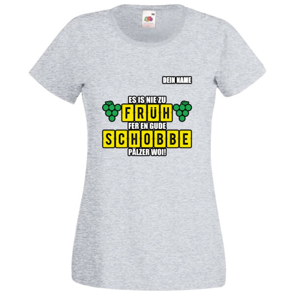 PFALZFANS Pfälzer Schorle-Weinfest-T-Shirt FRÜHSCHOBBE Literarischer Frühschoppen