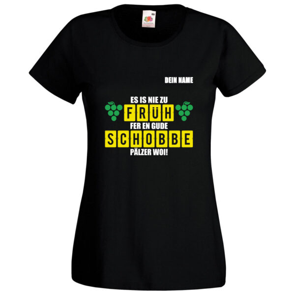 PFALZFANS Pfälzer Schorle-Weinfest-T-Shirt FRÜHSCHOBBE Literarischer Frühschoppen