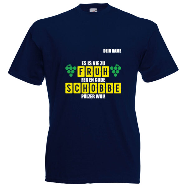 PFALZFANS Pfälzer Schorle-Weinfest-T-Shirt FRÜHSCHOBBE Literarischer Frühschoppen