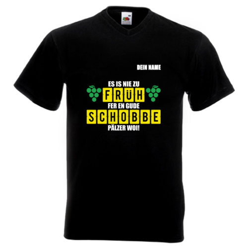 PFALZFANS Pfälzer PFALZFANS Pfälzer Schorle-Weinfest-T-Shirt FRÜHSCHOBBE Literarischer Frühschoppen