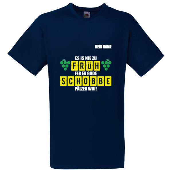 PFALZFANS Pfälzer Schorle-Weinfest-T-Shirt FRÜHSCHOBBE Literarischer Frühschoppen