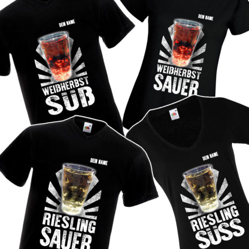 PFALZFANS Pfälzer Schorle-Weinfest-T-Shirt Lieblingsschorle Riesling sauer