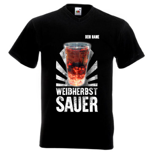 PFALZFANS Pfälzer Schorle-Weinfest-T-Shirt Lieblingsschorle Weißherbst sauer