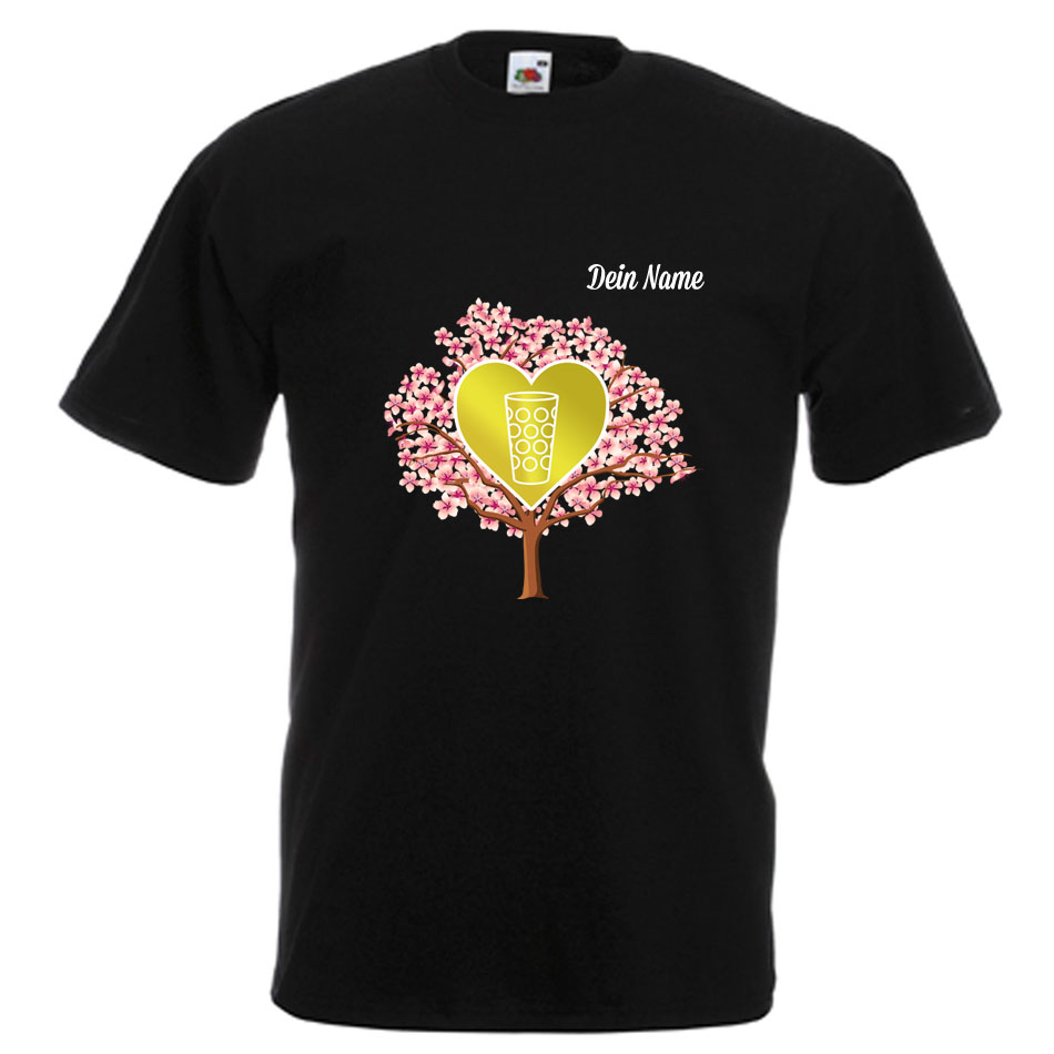 PFALZFANS Pfälzer Schorle-Weinfest-T-Shirt MANDELBLÜTE Mandelblütenfest