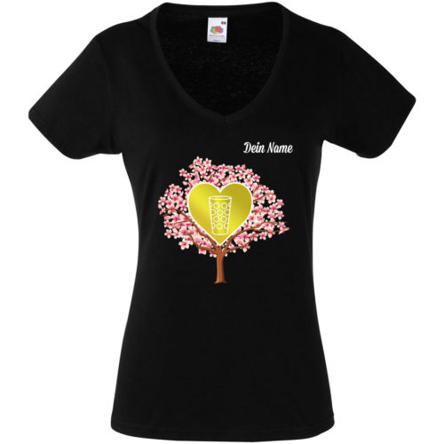 PFALZFANS Pfälzer Schorle-Weinfest-T-Shirt MANDELBLÜTE Mandelblütenfest