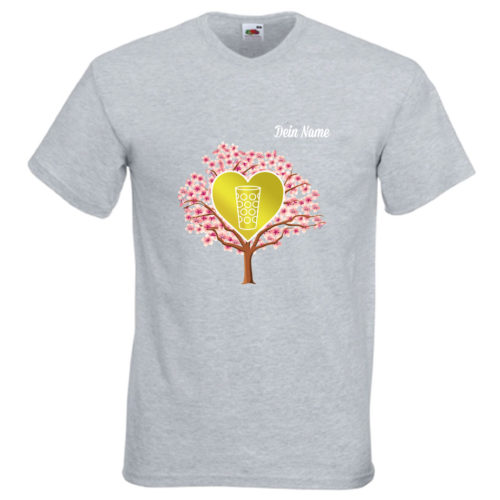 PFALZFANS Pfälzer Schorle-Weinfest-T-Shirt MANDELBLÜTE Mandelblütenfest