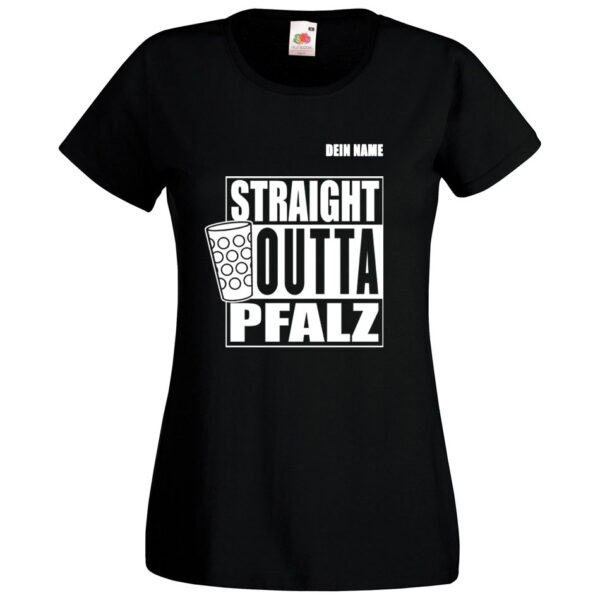 PFALZFANS Pfälzer Schorle-Weinfest-T-Shirt STRAIGHT OUTTA PFALZ