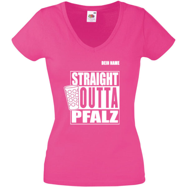 PFALZFANS Pfälzer Schorle-Weinfest-T-Shirt STRAIGHT OUTTA PFALZ