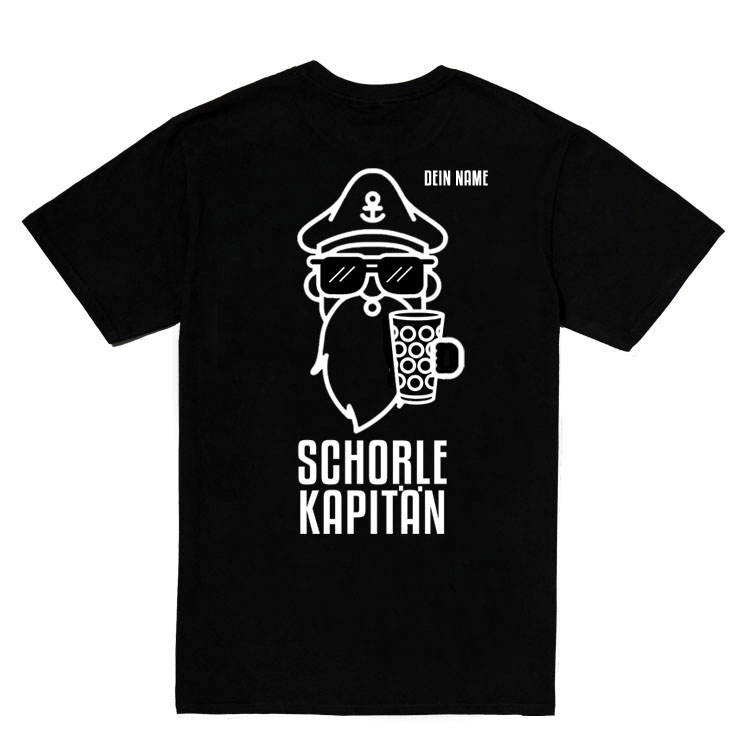 PFALZFANS Pfälzer Schorle-Weinfest-T-Shirt SCHORLEKAPITÄN