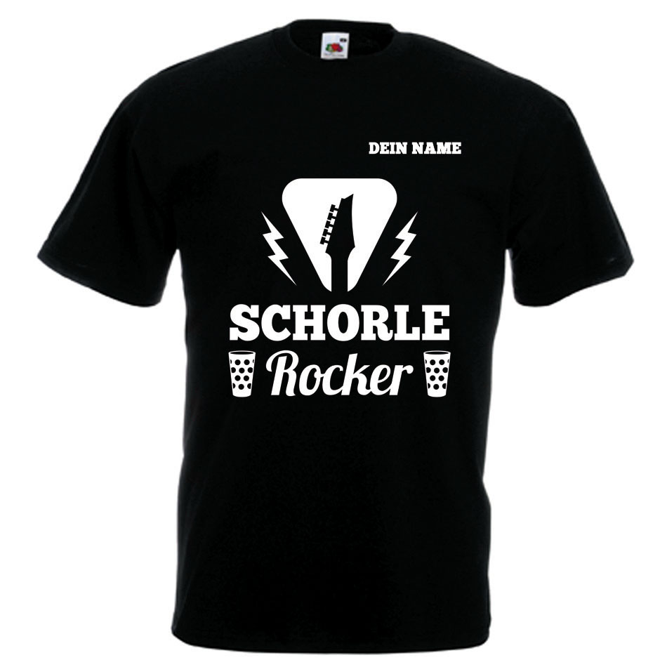 PFALZFANS Pfälzer Schorle-Weinfest-T-Shirt SCHORLEROCKER