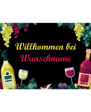 PFALZFANS Pfälzer Schorle-Weinfest-Fußmatte