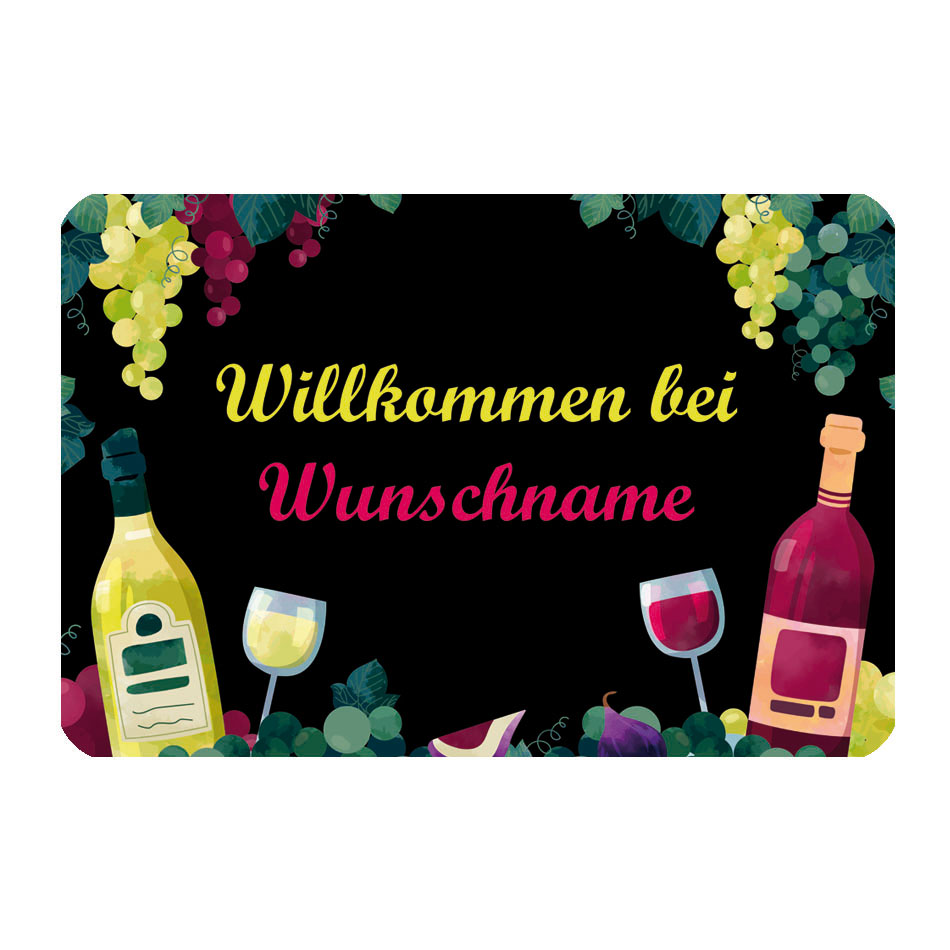 PFALZFANS Pfälzer Schorle-Weinfest-Fußmatte