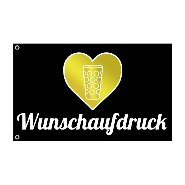 PFALZFANS Pfälzer Schorle-Weinfest-Fahne/Flagge inklusive individuellem Wunschaufdruck