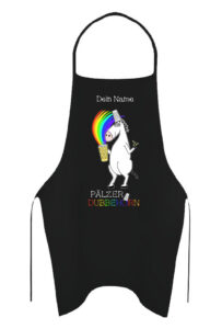 PFALZFANS Pfälzer Schorle-Weinfest-Bar- und Grillschürze inklusive individuellem Namens-Wunschaufdruck