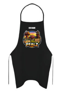 PFALZFANS Pfälzer Schorle-Weinfest-Bar- und Grillschürze inklusive individuellem Namens-Wunschaufdruck