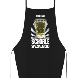 PFALZFANS Pfälzer Schorle-Weinfest-Bar- und Grillschürze inklusive individuellem Namens-Wunschaufdruck