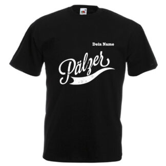 PFALZFANS Pfälzer Schorle-Weinfest-T-Shirt inklusive individuellem Namens-Wunschaufdruck