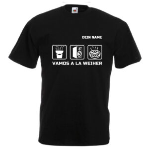 PFALZFANS Pfälzer Schorle-Weinfest-T-Shirt inklusive individuellem Namens-Wunschaufdruck