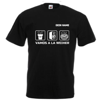 PFALZFANS Pfälzer Schorle-Weinfest-T-Shirt inklusive individuellem Namens-Wunschaufdruck