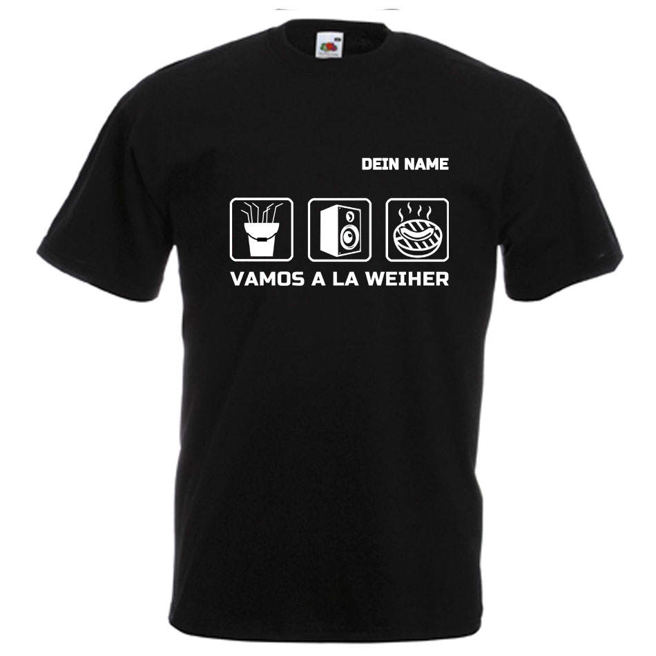 PFALZFANS Pfälzer Schorle-Weinfest-T-Shirt inklusive individuellem Namens-Wunschaufdruck